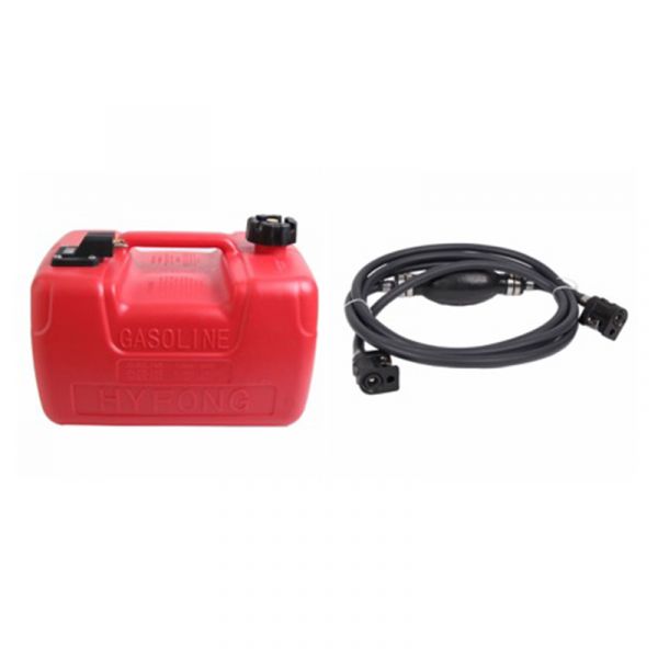 Externe benzinetank 12L/24L met brandstofslang en connector